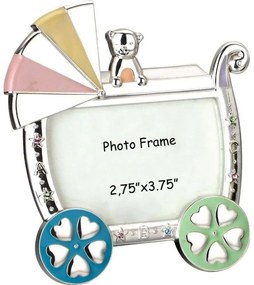 Κορνίζα Παιδική CM20100200 7x9,5cm Multi Max Home Metal