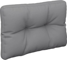 vidaXL Μαξιλάρι Παλέτας Γκρι 60 x 40 x 12 εκ. Υφασμάτινο