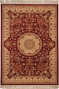 Χαλί Isfahan 2879A Red-Cream Βιοκαρπέτ 80X220cm