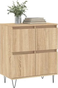 vidaXL Συρταριέρα Sonoma Δρυς 60x35x70 εκ. Επεξεργασμένο Ξύλο