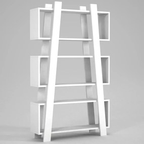 Stewehome Βιβλιοθήκη / Λευκό 90x22x150 cm