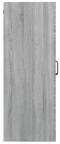 vidaXL Ντουλάπι Τοίχου Κρεμαστό Γκρι sonoma 69,5x34x90 εκ.