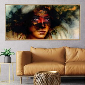 Πίνακας σε Plexiglass με Θέμα &#8220;Ηλέκτρα&#8221; σε ξύλινη Κορνίζα - 90cmx60cm