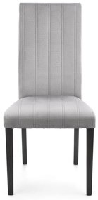 DIEGO 2 chair, color: quilted velvet Stripes - MONOLITH 85 DIOMMI V-PL-N-DIEGO_2-CZARNY-MONOLITH85