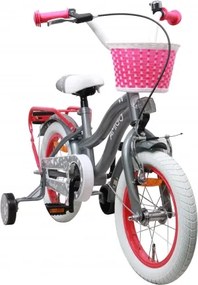Lovely 14 Inch 23 cm Girls Coaster Brake Grey