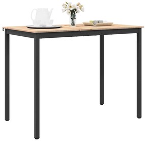 vidaXL Τραπέζι μπαρ Φυσικό 110 x 55 x 105 εκ. Στερεά ξυλεία πεύκου