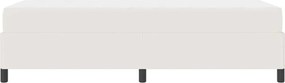 vidaXL Σκελετός Κρεβατιού με στρώμα Κρεμ 90 x 200 cm ύφασμα