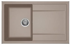 Νεροχύτης κουζίνας LIFE 300 Tortora 43 ELLECI 79x50cm