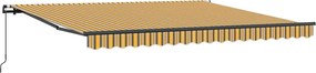 vidaXL Αναδιπλούμενη τέντα Πολύχρωμο 400 x 300 εκ