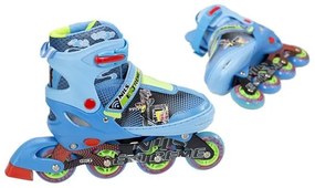 Αυξομειούμενα Πατίνια Roller NJ4605 A INLINE NILS EXTREME Μπλέ με LED φωτάκια- SMALL (30-33)