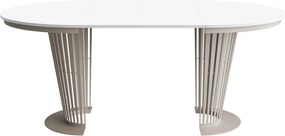 Τραπέζι Elantra Επεκτεινόμενο-Κασμίρ – Λευκό-Μήκος: 120 εκ.