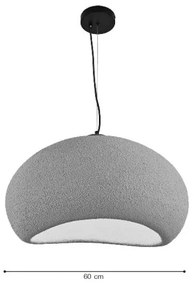 Κρεμαστό Φωτιστικό Οροφής E27 IP20 Γκρι 4053-A Inlight-4053-A-Γκρι 4053-A