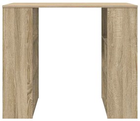 vidaXL Γραφείο με ράφι Sonoma Δρυς 90 x 50 x 75 εκ. Επεξεργασμένο ξύλο