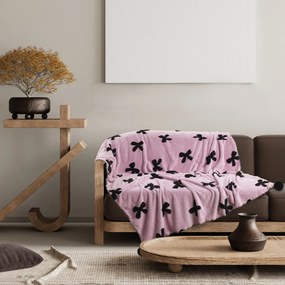 Κουβέρτα Fleece Καναπέ 130x170εκ. Blankets 1381 Lilac Das Home