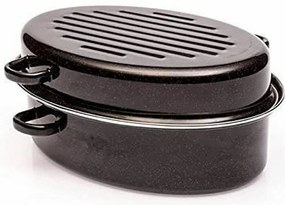 Κατσαρόλα με Καπάκι Baumalu Μαύρο 11 L