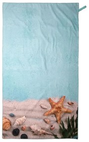 Πετσέτα Θαλάσσης Microfiber Με Ψηφιακή Εκτύπωση 283 Multi Viopros Beach 90x160cm Microfiber