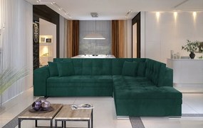 Γωνιακός καναπές Pueblo-Δεξιά-Prasino