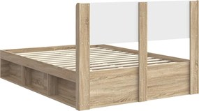 vidaXL Καλάθι με αποθήκη και κεφαλάρι Sonoma Δρυς 150 x 200 cm