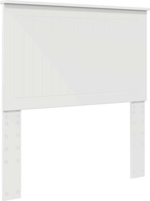 vidaXL Σκελετός Κρεβατιού Λευκό 90 x 190 cm Επεξεργασμένο ξύλο