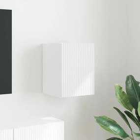 vidaXL Ντουλάπι Τηλεόρασης Τοίχου Επιτοίχιο Λευκό 30 x 31 x 40 εκ.
