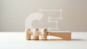 Intra Συλλεκτικό Ξύλινο Παζλ Plywood  4mm - Ξύλινο μπλοκ με τρεις τρύπες Σε Ξύλινο Κουτί - Διαστάσεις: 10x10 cm – 25 κομμάτια