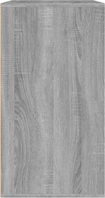 vidaXL Ντουλάπι Καλλυντικών Γκρι Sonoma 80x40x75 εκ. από Επεξεργ. ξύλο