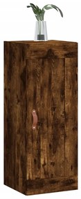 vidaXL Ντουλάπι Τοίχου Καπνιστή Δρυς 34,5 x 34 x 90 εκ. Επεξεργ. Ξύλο