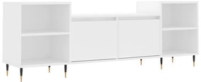 vidaXL Έπιπλο Τηλεόρασης Λευκό 160 x 35 x 55 εκ. Επεξεργασμένο Ξύλο