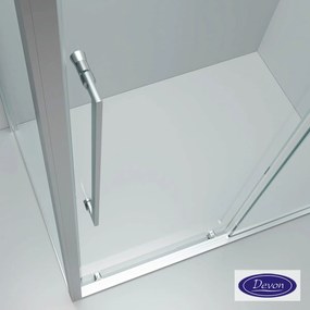 Devon Elli Slider Chrome Nano 140x200 - Καμπίνα Από Τοίχο Σε Τοίχο