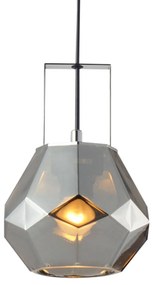 Φωτιστικό Οροφής V371481PG Silver Metal, Glass