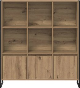 vidaXL Βιβλιοθήκη 2 pcs Καρυδιά Χειροποίητης Εργασίας