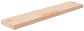 vidaXL Ράφι 100x20x4 εκ. από Ακατέργαστο Μασίφ Ξύλο Δρυός