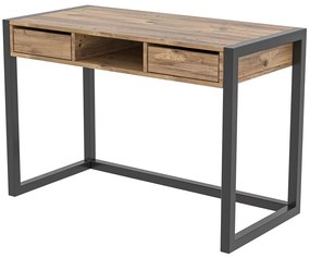 Γραφείο Ogene 854KLN1504 105x55x77cm Walnut-Black