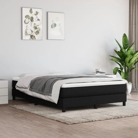 ΚΡΕΒΑΤΙ BOXSPRING ΜΕ ΣΤΡΩΜΑ ΜΑΥΡΟ 140X200 ΕΚ. ΥΦΑΣΜΑΤΙΝΟ 3144079