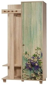 Έπιπλο Εισόδου Garmanto 869VEL4840 90x36x192cm Multi Μοριοσανίδα,Ξύλο