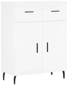 vidaXL Ντουλάπι Λευκό 69,5 x 34 x 90 εκ. από Επεξεργασμένο Ξύλο