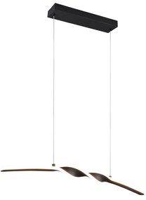 Φωτιστικό Κρεμαστό Reality Lighting -RL GINKO R35791132 Μαύρο Ματ (Black Mat) 3000K