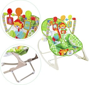 Bouncer rocking chair with vibrations 3in1 ECOTOYS