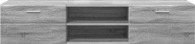 vidaXL Ξύλινο Ντουλάπι 150 x 39 x 30 εκ Γκρίζο Σονομα