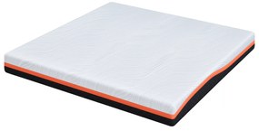 vidaXL Στρώματα Λευκό, Γκρι 200 x 200 cm