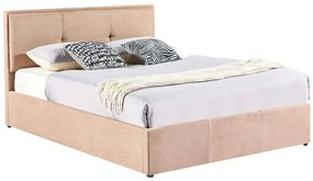 Κρεβάτι Με Αποθηκευτικό Χώρο Sonnie (Για Στρώμα 150x200cm) 279-000005 207x161x101cm Brown Διπλό