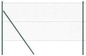 vidaXL Στύλος Περιφράξεων Πράσινο 100 x 1,6 m (25 mm πλέγμα)