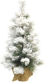 JΚ Home Décor - Δέντρο Παγωμένο 60cm Chicago PP Flock