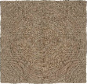 vidaXL Χαλιά χώρου Γκρι 120 x 120 cm Γιούτα