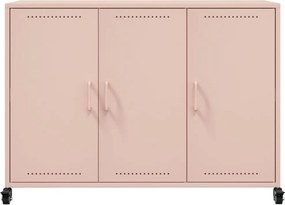 vidaXL Ντουλάπι Ροζ 100,5x39x72 εκ. από Χάλυβα