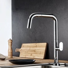 Armando Vicario Eva 400746 Chrome - Μπαταρία Κουζίνας με Ντους
