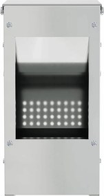 vidaXL Ταΐστρα Χαμστεριών Ασημί 12,5 x 12,5 x 25 εκ.