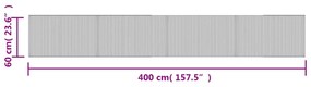 ΧΑΛΙ ΟΡΘΟΓΩΝΙΟ ΑΝΟΙΧΤΟ ΦΥΣΙΚΟ 60 X 400 ΕΚ. ΜΠΑΜΠΟΥ 376729