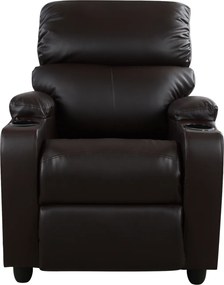 ΠΟΛΥΘΡΟΝΑ RELAX HM0122 PU ΚΑΦΕ 80x95x103Υ εκ.