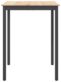 vidaXL Τραπέζι μπαρ Φυσικό 110 x 55 x 105 εκ. Στερεά ξυλεία πεύκου